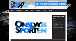 Desktop Screenshot of onsdagssporten.dk